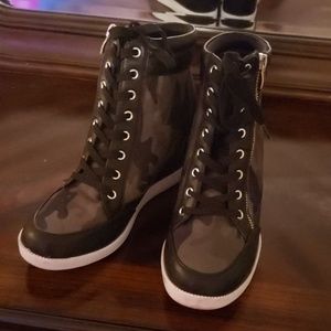 Camo wedge Sneakers